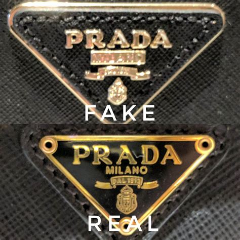 fake prada logo vs real|Prada copy handbags.